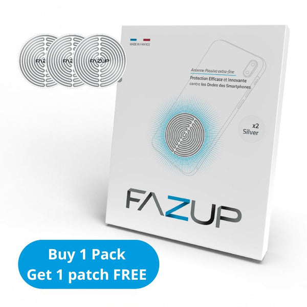 Fazup Patch - Anti-radiations protection for cell phones - DUO Pack