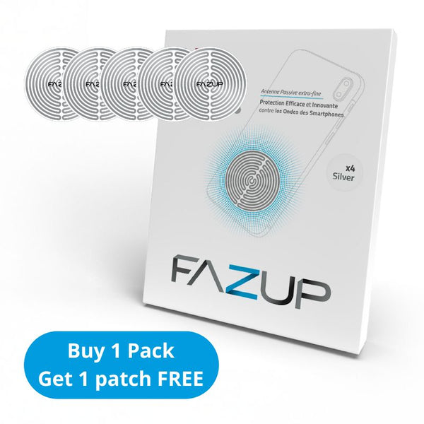 Fazup Patch - Anti-radiations protection for cell phones - FAMILY Pack