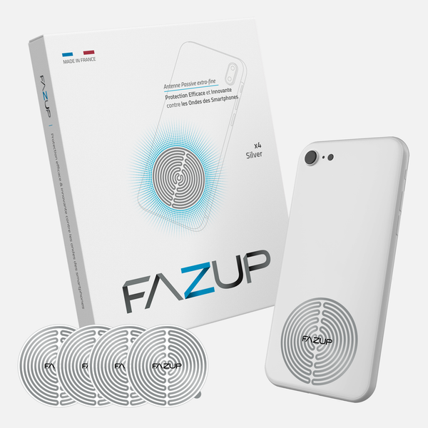 Patch Fazup - Protection anti ondes pour téléphones portables - Pack FAMILY
